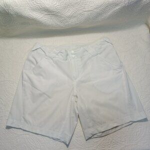 Columbia PFG White Shorts Size 6 7L Performance Fishing Gear Outdoor Wear